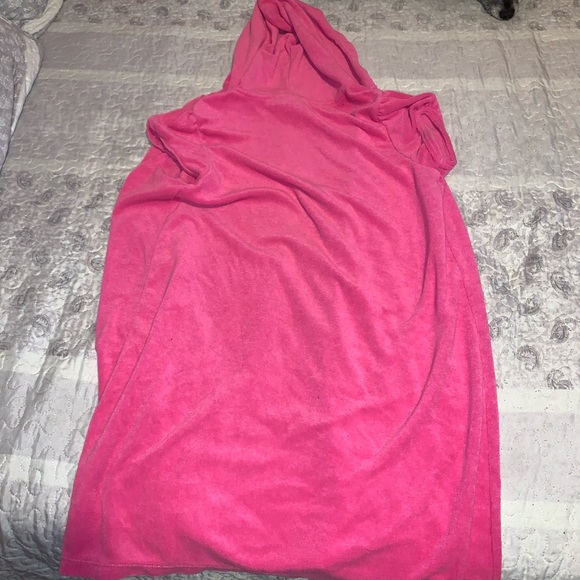 Pink Dry Robe Coverup - Picture 2 of 4